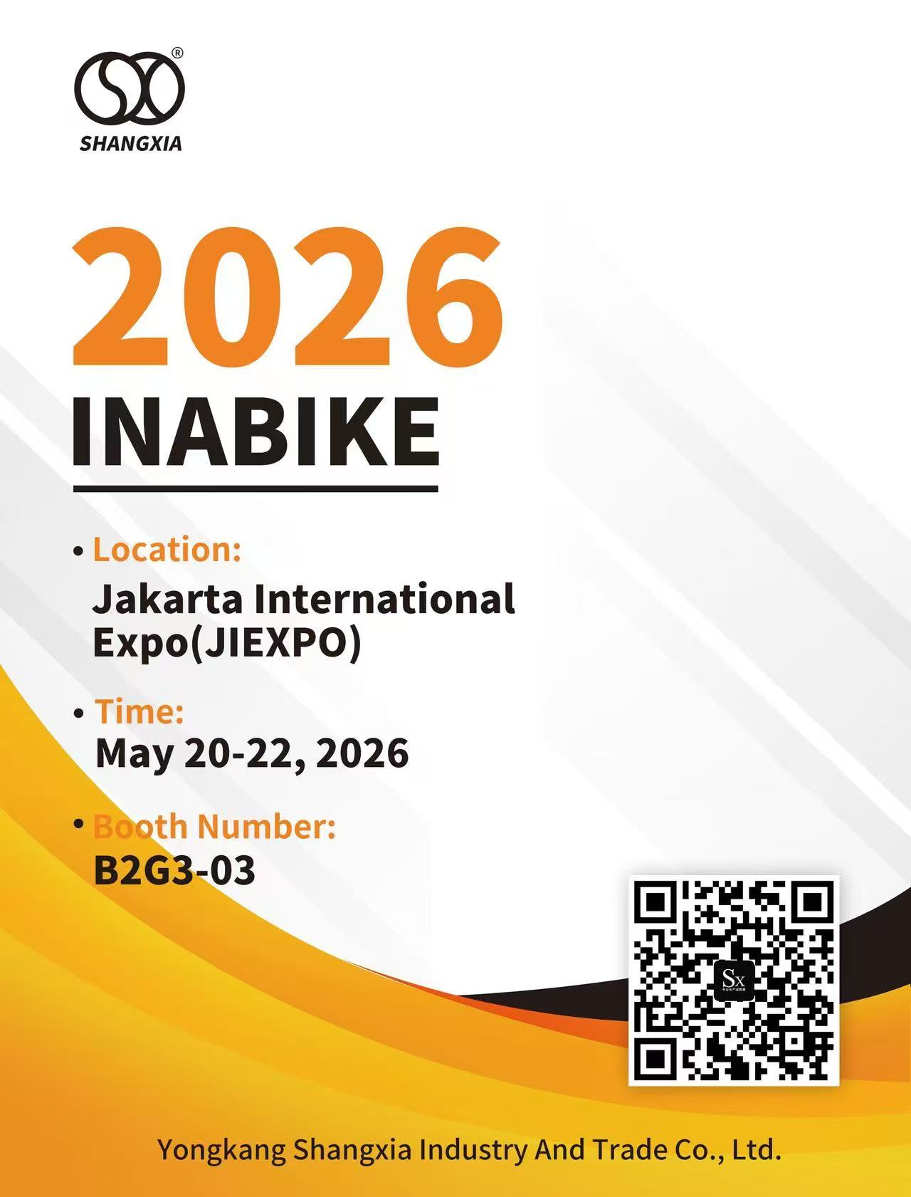 MMXXVI Inabike Exhibition，SXJZ Motorcycle Concursores Absorber venit！